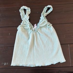 UO Out From Under Lettuce Edge Tank Top